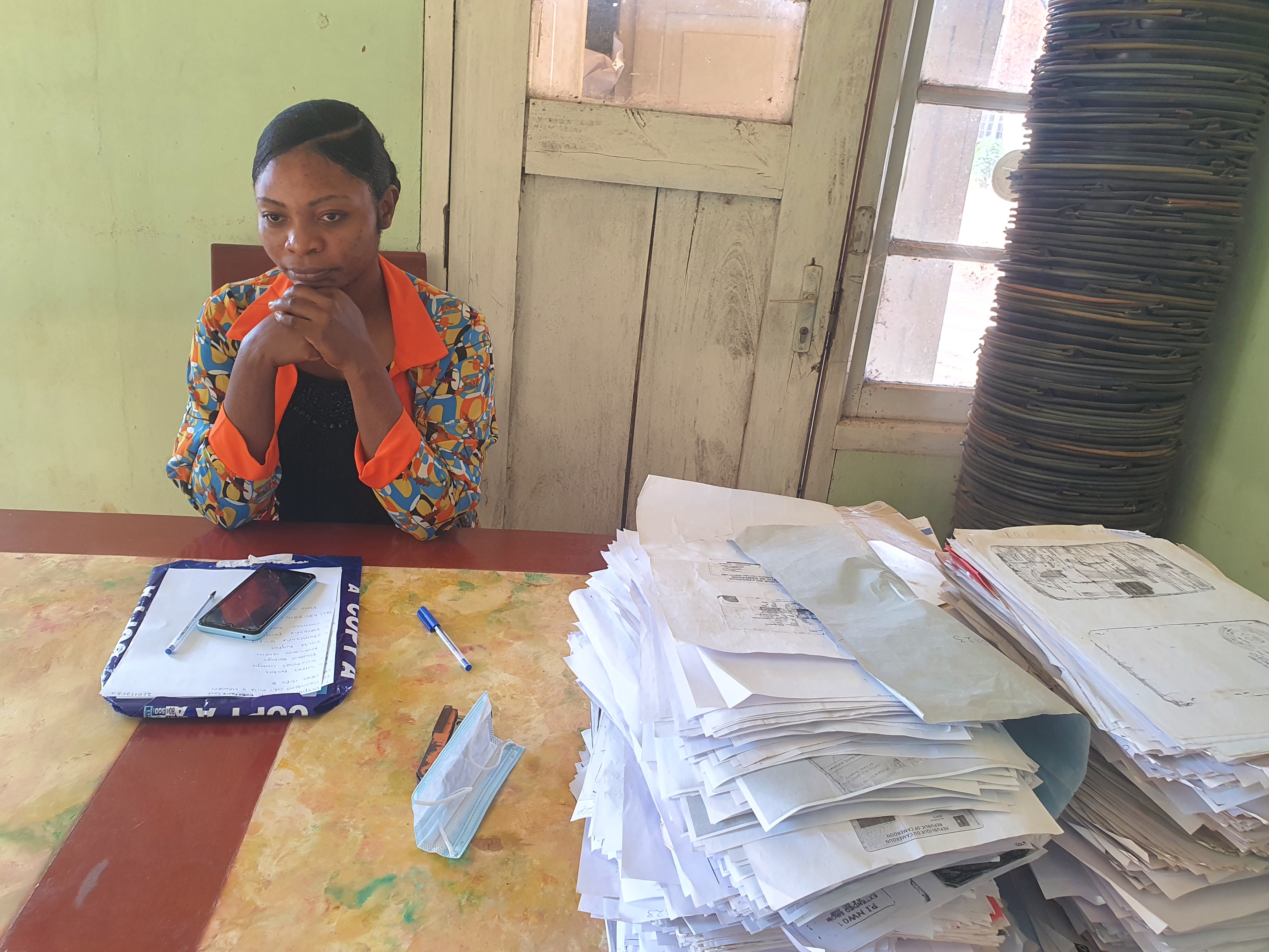 IDPs identification Documents at the Centre for Emergency Humanitarian assistance.